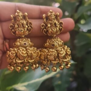 Stylish and Affordable Big Antic Lakshmi Jumka